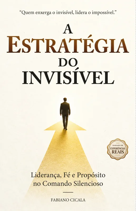 Capa de A Estratégia do Invisível, de Fabiano Cicala