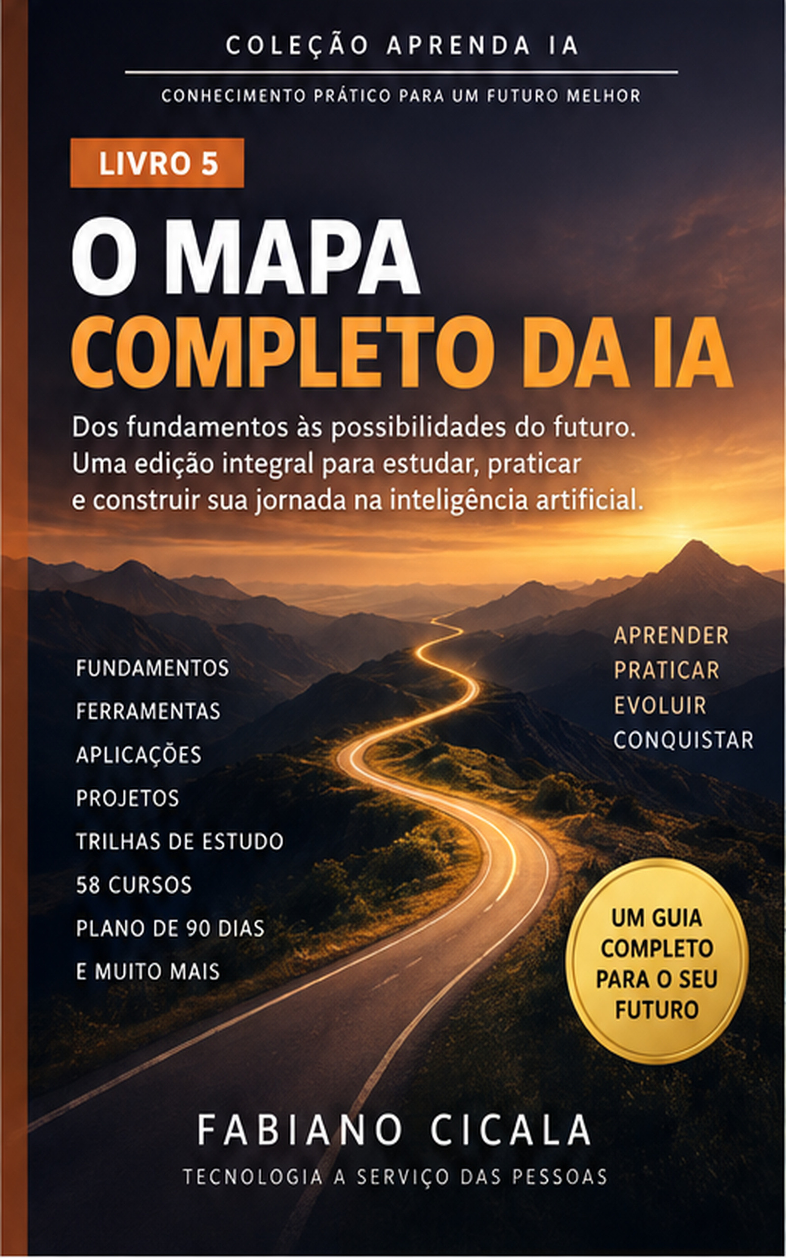 Capa de O Mapa Completo da IA, de Fabiano Cicala