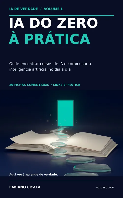 Capa de IA do Zero à Prática, de Fabiano Cicala