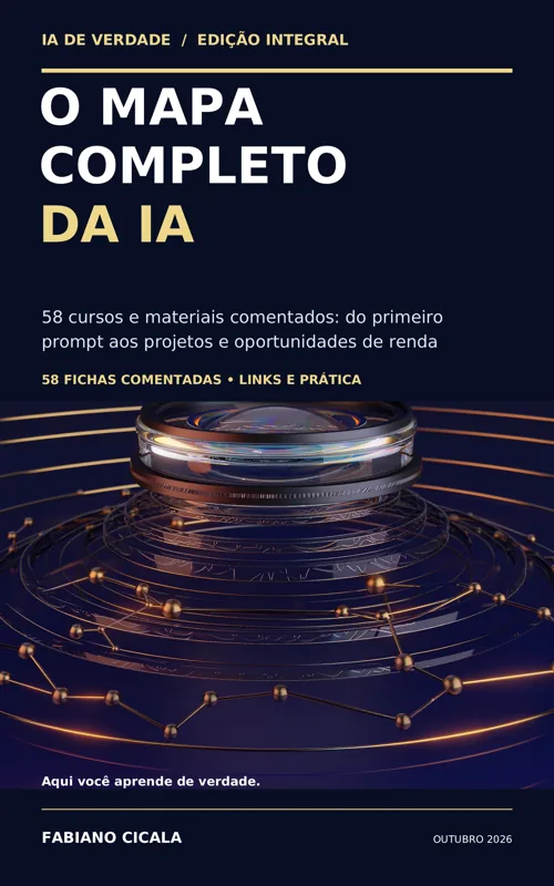 Capa de O Mapa Completo da IA, de Fabiano Cicala